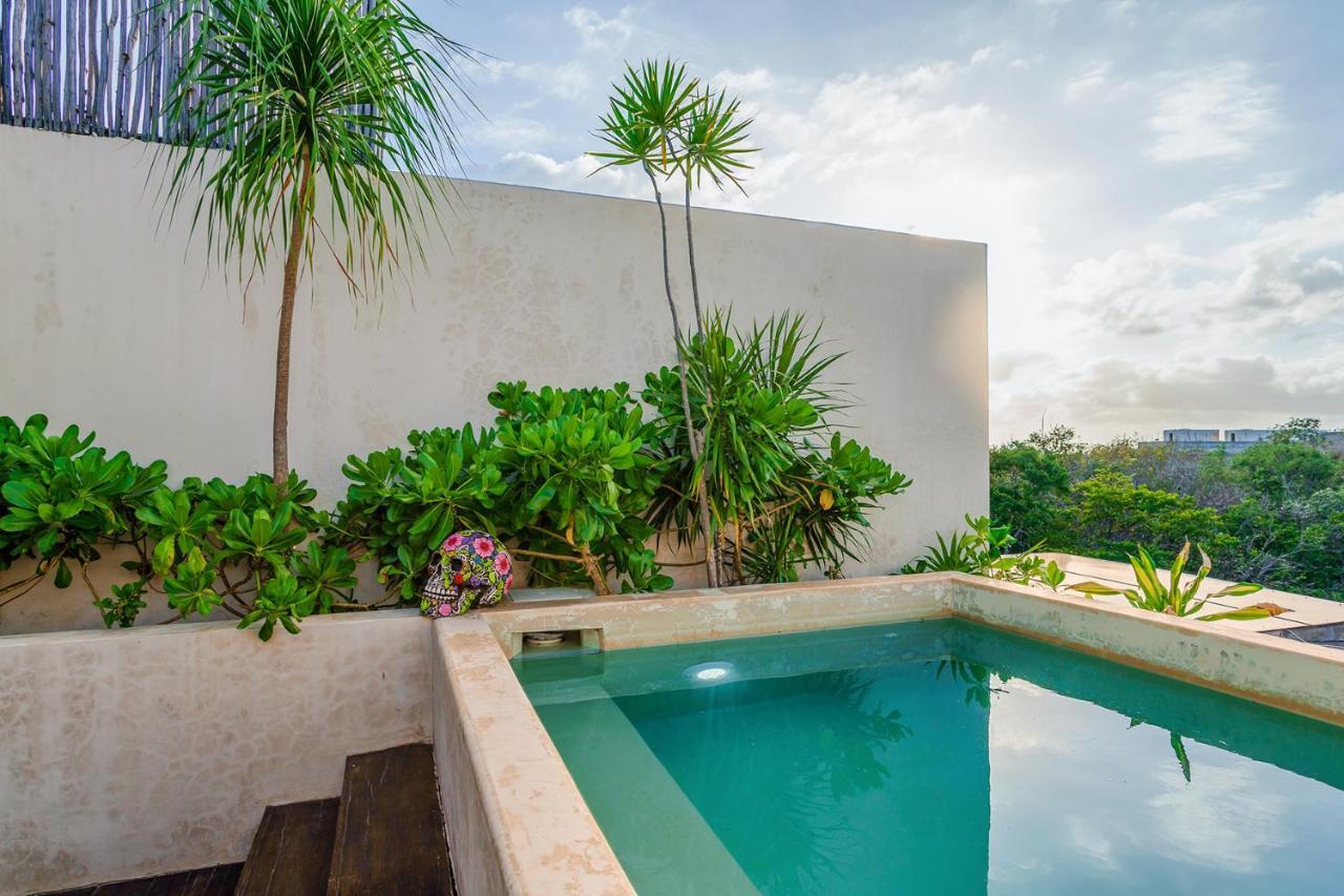 Jungle Luxury In Private Residential Area & Stunning Rooftop By Stella Rentals Tulum Zewnętrze zdjęcie