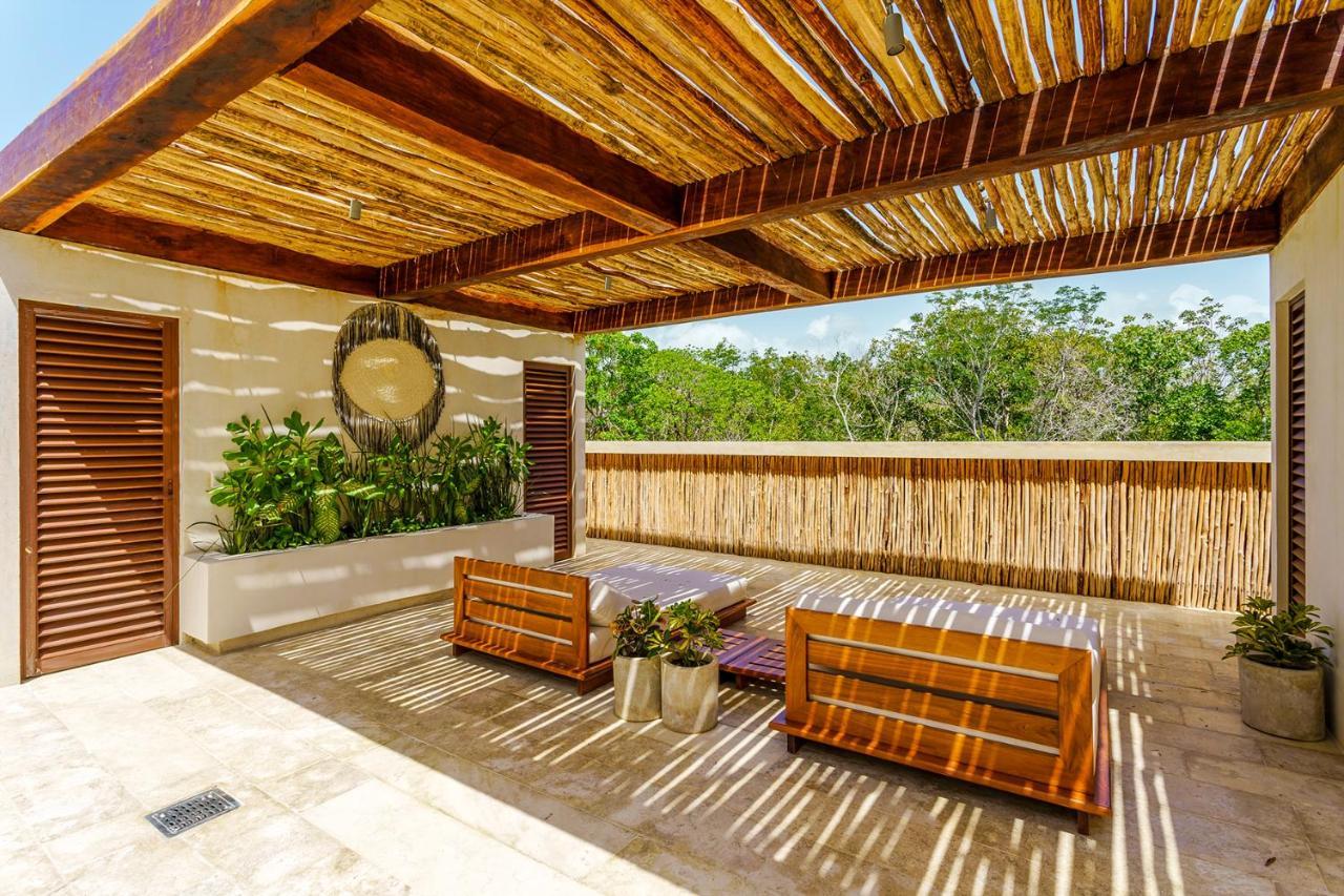 Jungle Luxury In Private Residential Area & Stunning Rooftop By Stella Rentals Tulum Zewnętrze zdjęcie