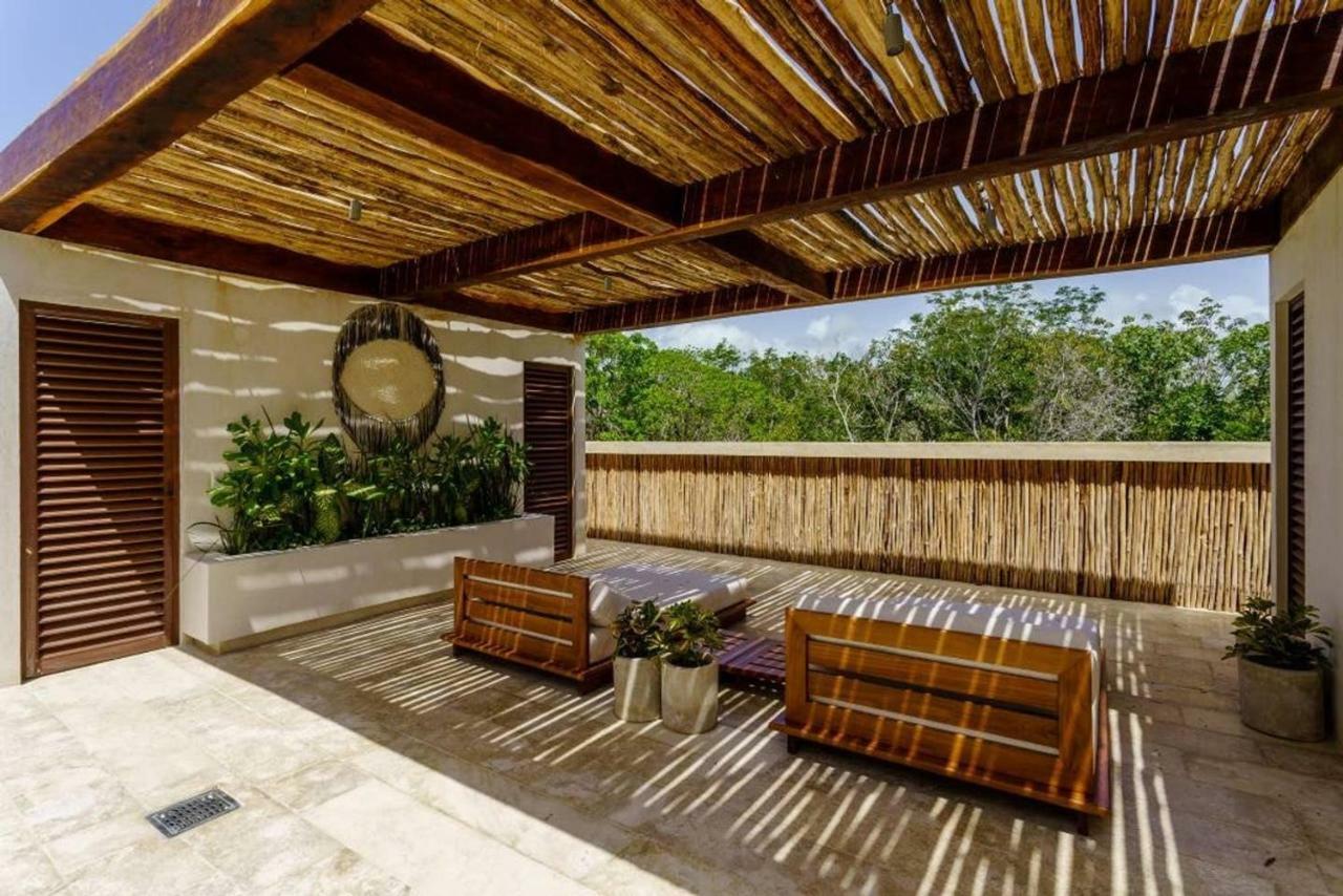 Jungle Luxury In Private Residential Area & Stunning Rooftop By Stella Rentals Tulum Zewnętrze zdjęcie