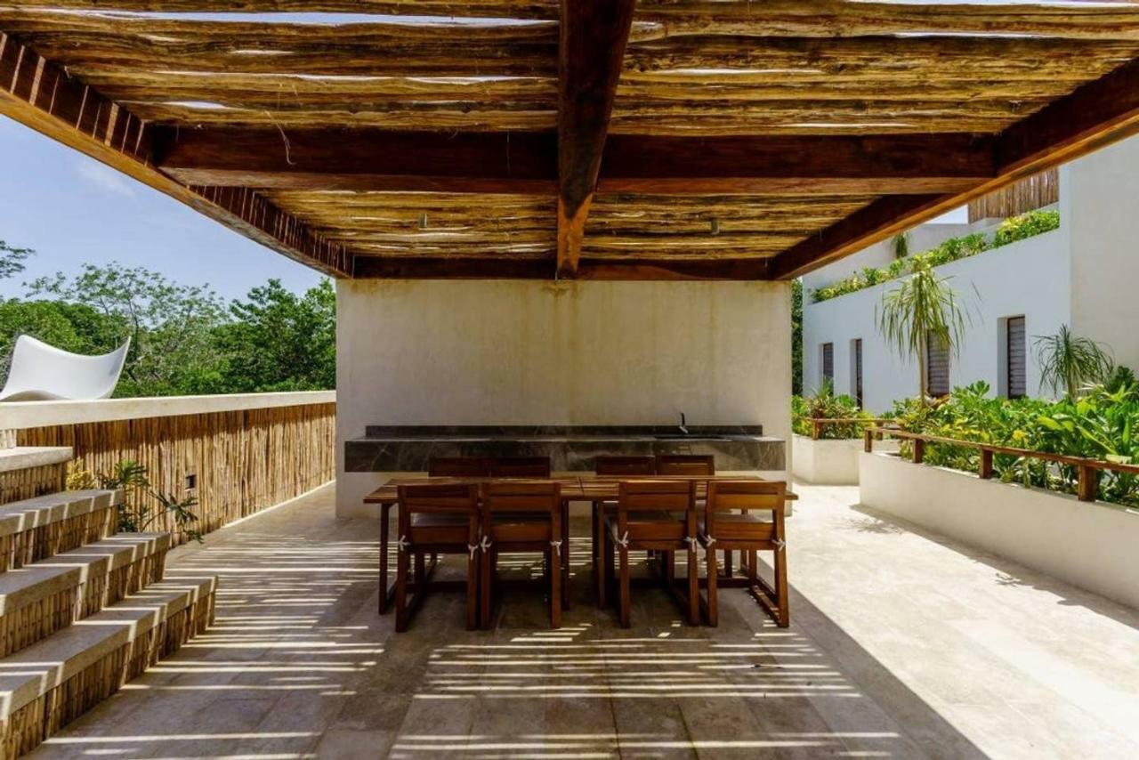 Jungle Luxury In Private Residential Area & Stunning Rooftop By Stella Rentals Tulum Zewnętrze zdjęcie