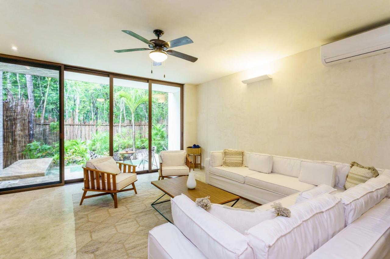 Jungle Luxury In Private Residential Area & Stunning Rooftop By Stella Rentals Tulum Zewnętrze zdjęcie